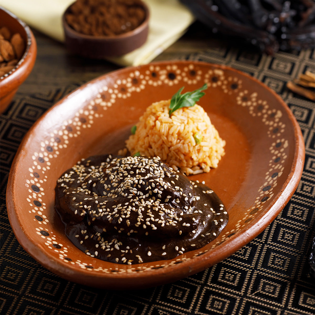 Pechuga de Pollo en Mole Poblano